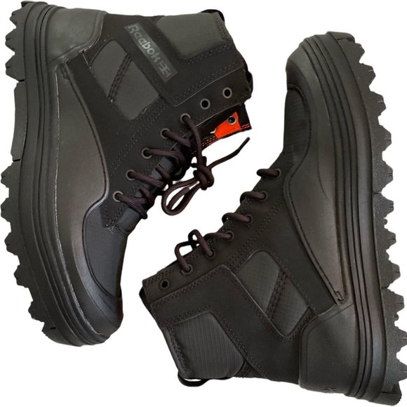 Women’s REEBOK CLUB C CLEATED MID Black Size 7.5 H69134 - Picture 5 of 12